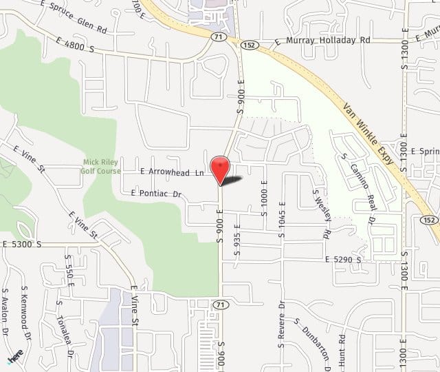 Location Map: 5089 South 900 East Salt Lake City, UT 84117